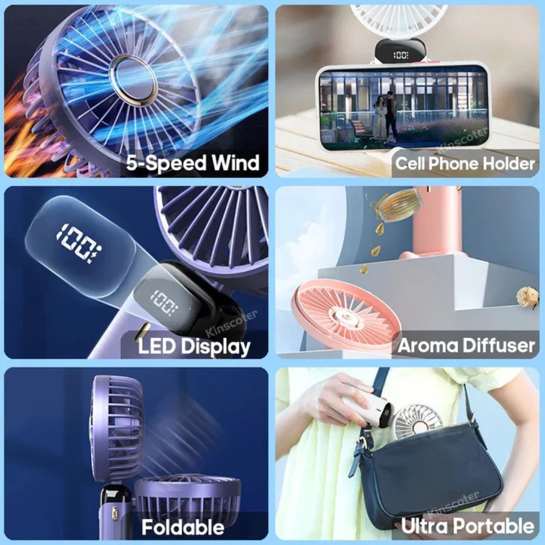 Rechargeable Handheld Fan