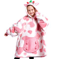 Wearable Blanket Strawberry Cow For Kids