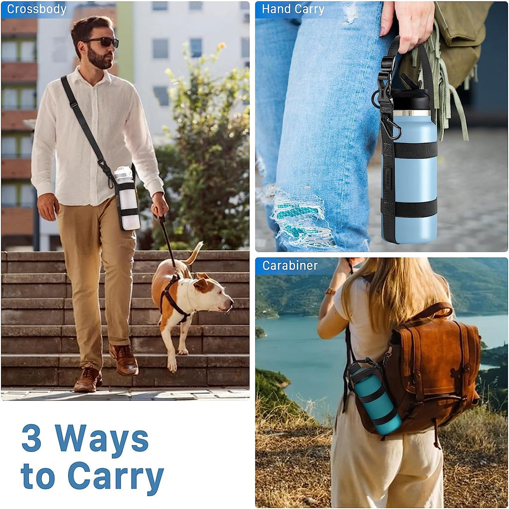 Carrier Strap, for 12/25/32/40/64 Oz Universal/Hydro Flask Water Bottles