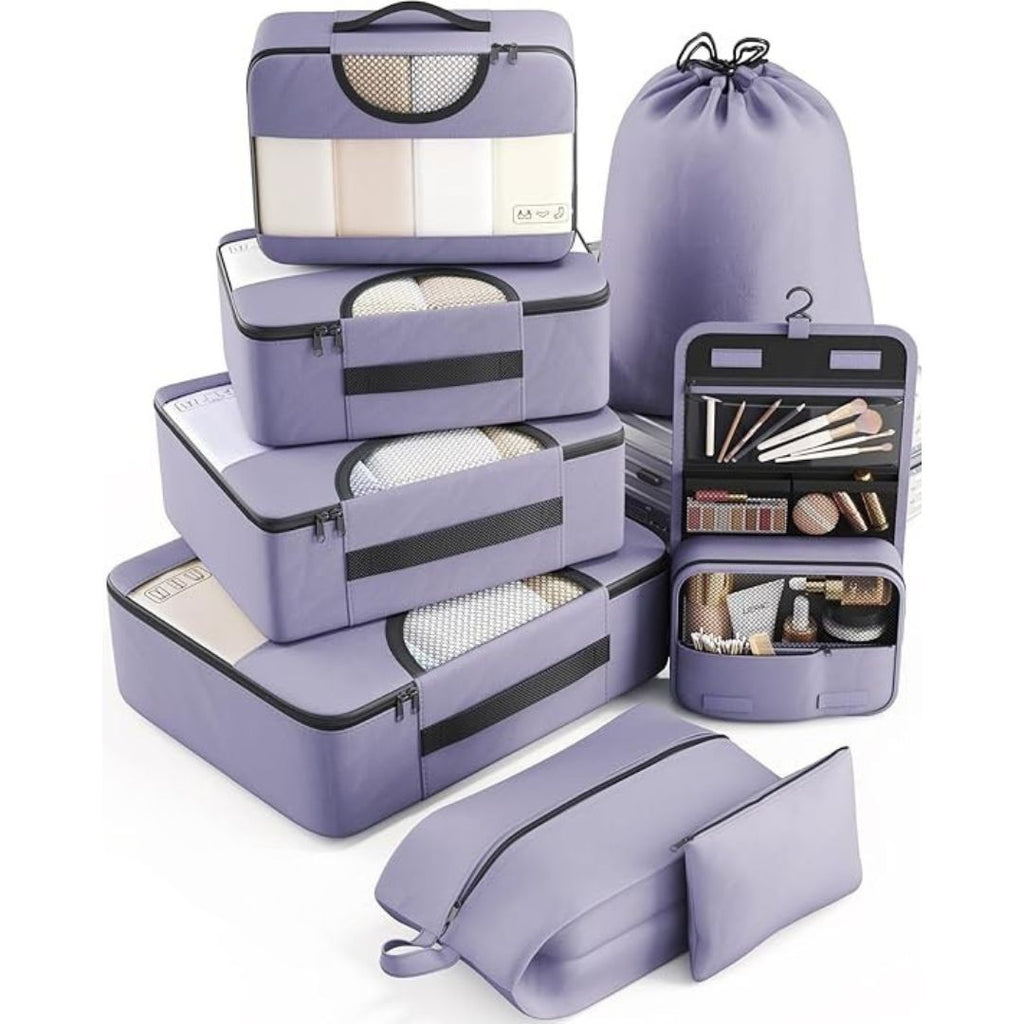 8 Set Packing Cubes for Travel