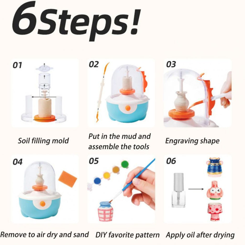 Mini Pottery Studio for Kids